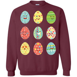 Happy Egg Emoji Easter Sunday Egg Hunt T-shirt