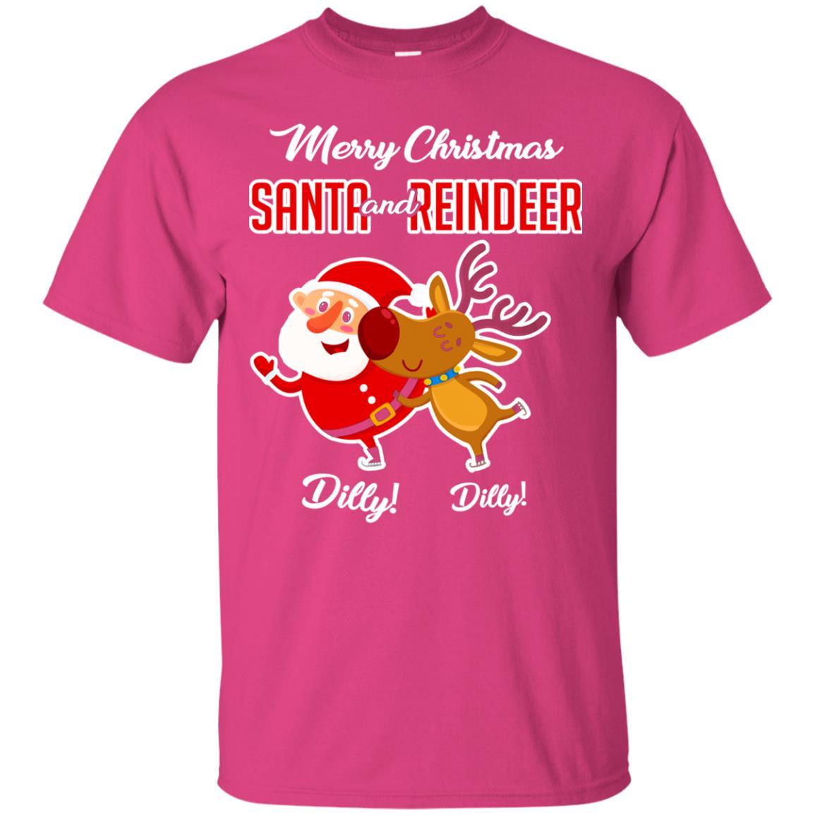Christmas T-shirt Merry Christmas Dilly Dilly Heliconia