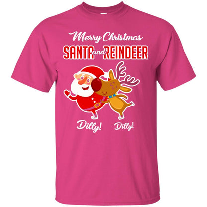 Christmas T-shirt Merry Christmas Dilly Dilly Heliconia