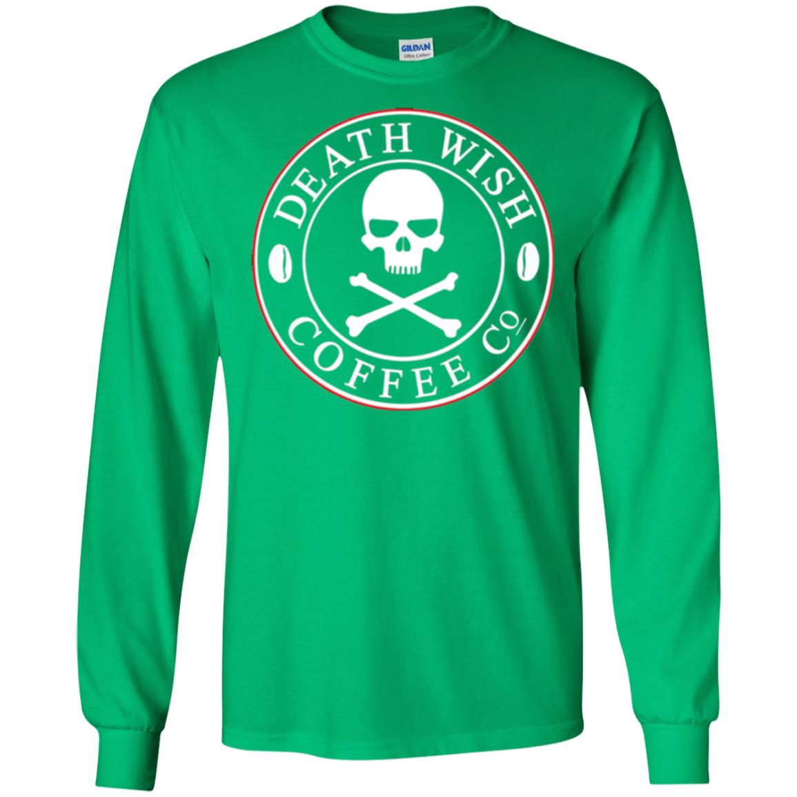 Death Wish Coffee Logo T-shirt Irish Green