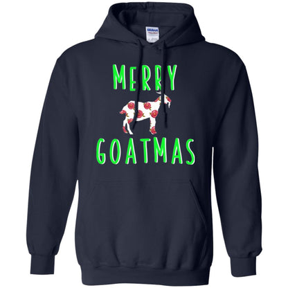 Goat Lovers T-shirt Merry Goatmas Navy