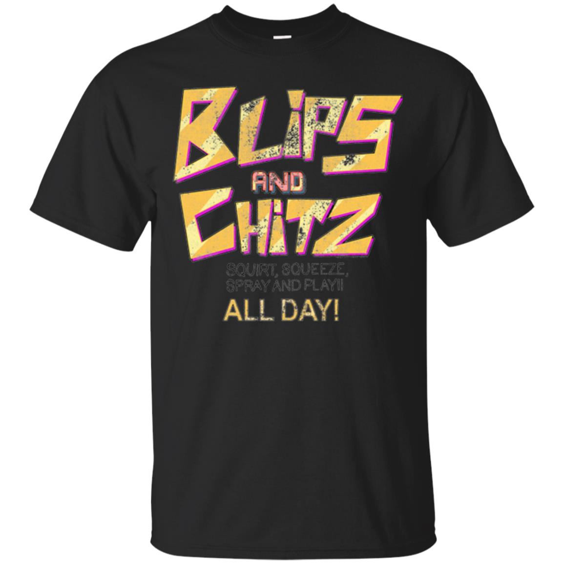Cartoon T-shirt Vintage Blips And Chitz Black