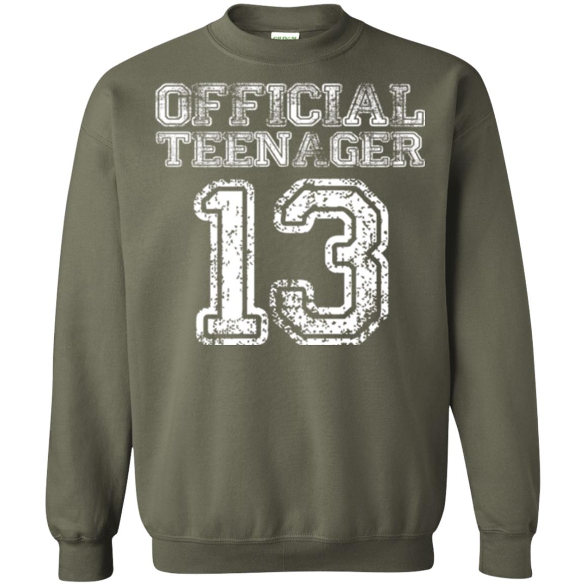 Brithday T-shirt Official Teenager T-shirt Military Green