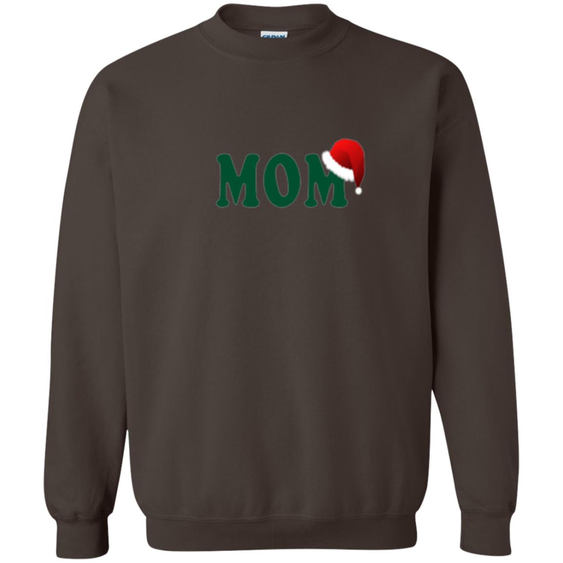 Christmas T-shirt Mom Santa Dark Chocolate