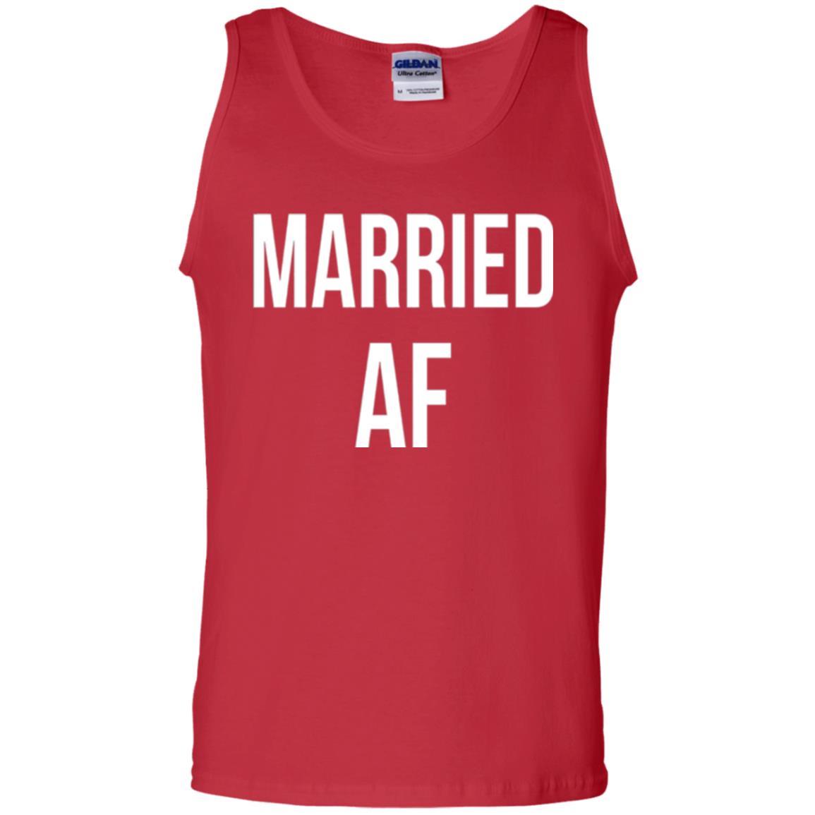 Married Af Funny T-shirt Red