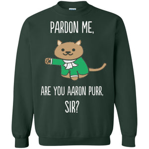 Hamilton Cat T-shirt Pardon Me Are You Aaron Pur Sir