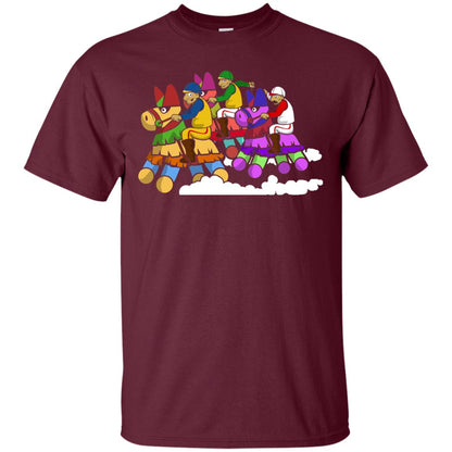 Derby Party Pinata Jockeys Cinco De Mayo Horse Race Shirt Maroon