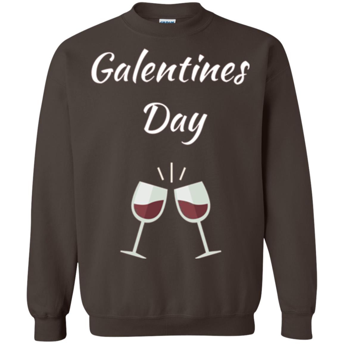 Valentines Alternative Galentines Day T-shirt Dark Chocolate