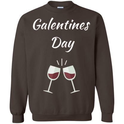 Valentines Alternative Galentines Day T-shirt Dark Chocolate