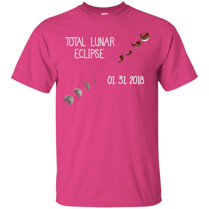 Total Lunar Eclipse 01-31-2018 Celebration Shirt Heliconia