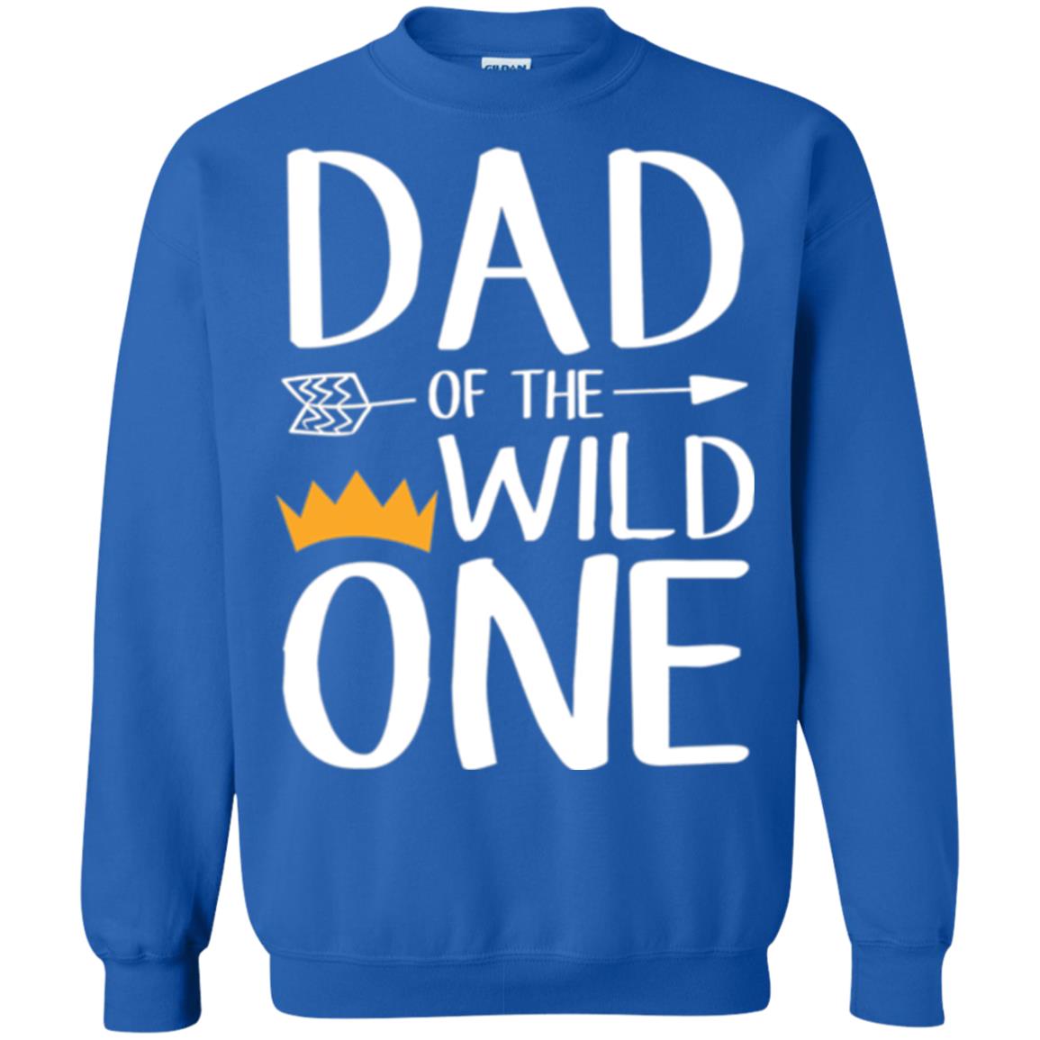 Dad Of The Wild One Daddy T-shirt Royal