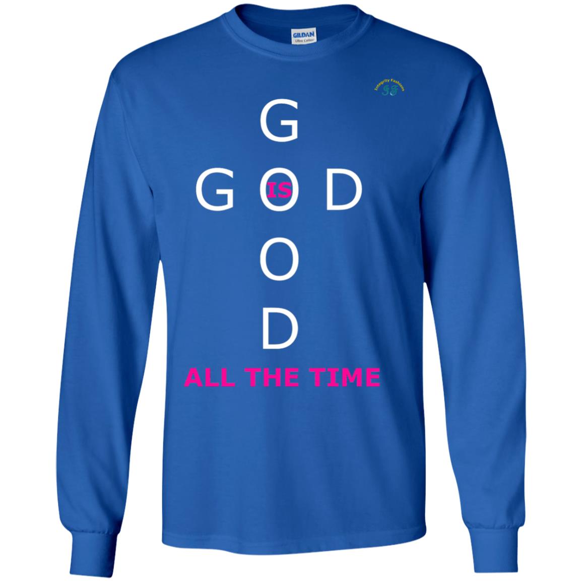 God Is Good All The Time Premium T-shirt Royal