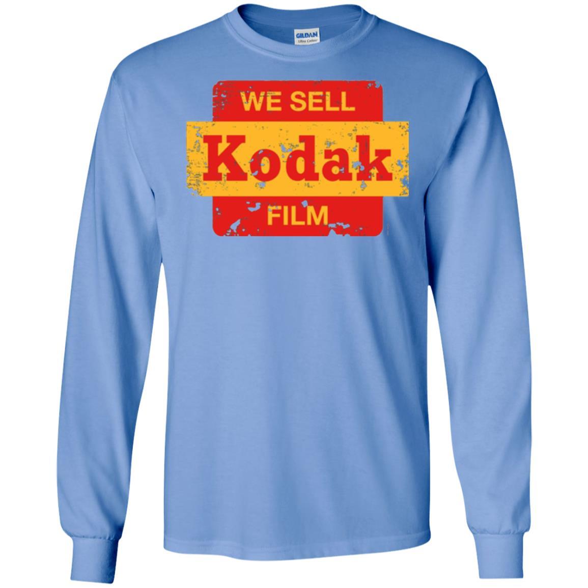 Film T-shirt Vintage We Sell Kodak Film Carolina Blue
