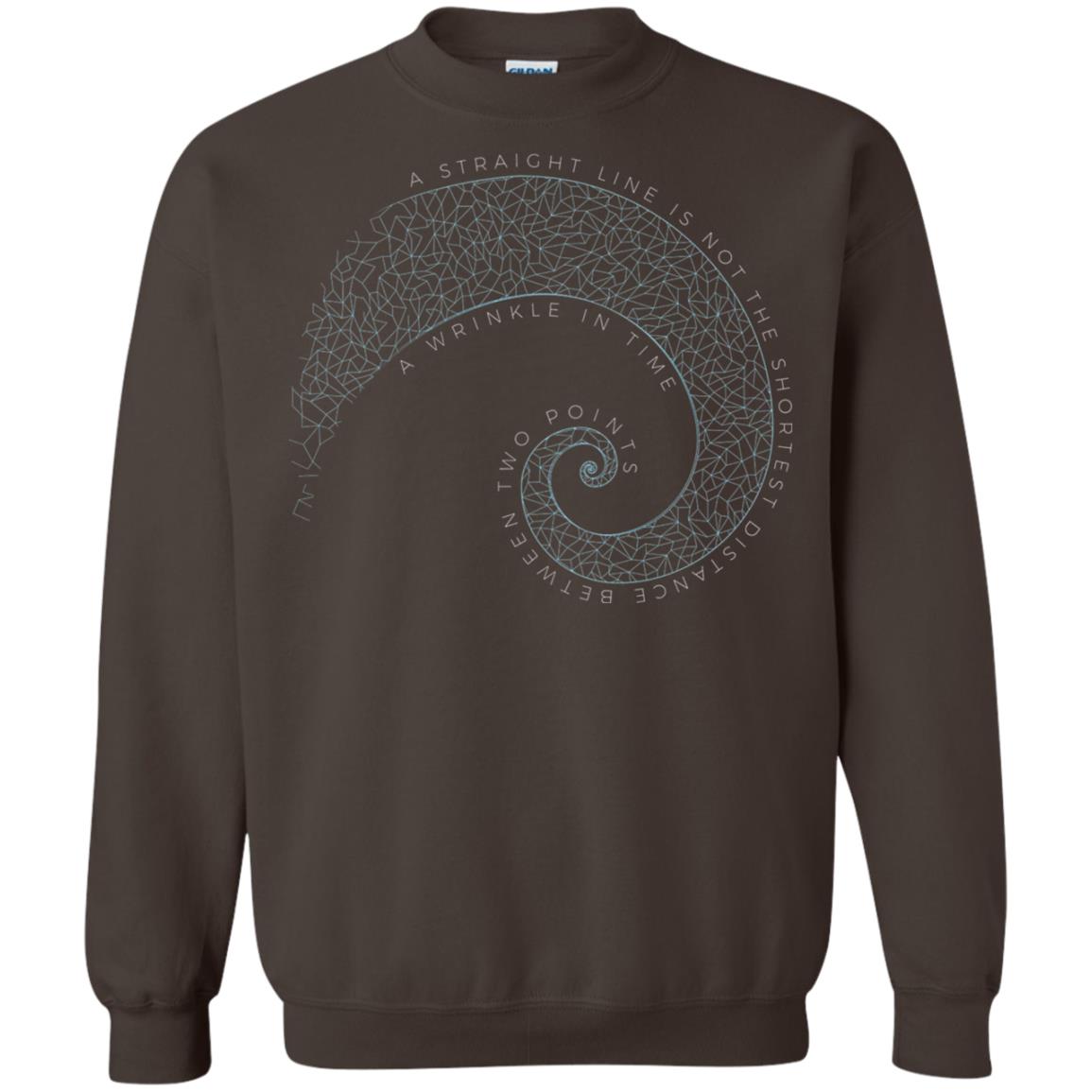 A Wrinkle In Time A Straight Line Movie Lover T-shirt Dark Chocolate