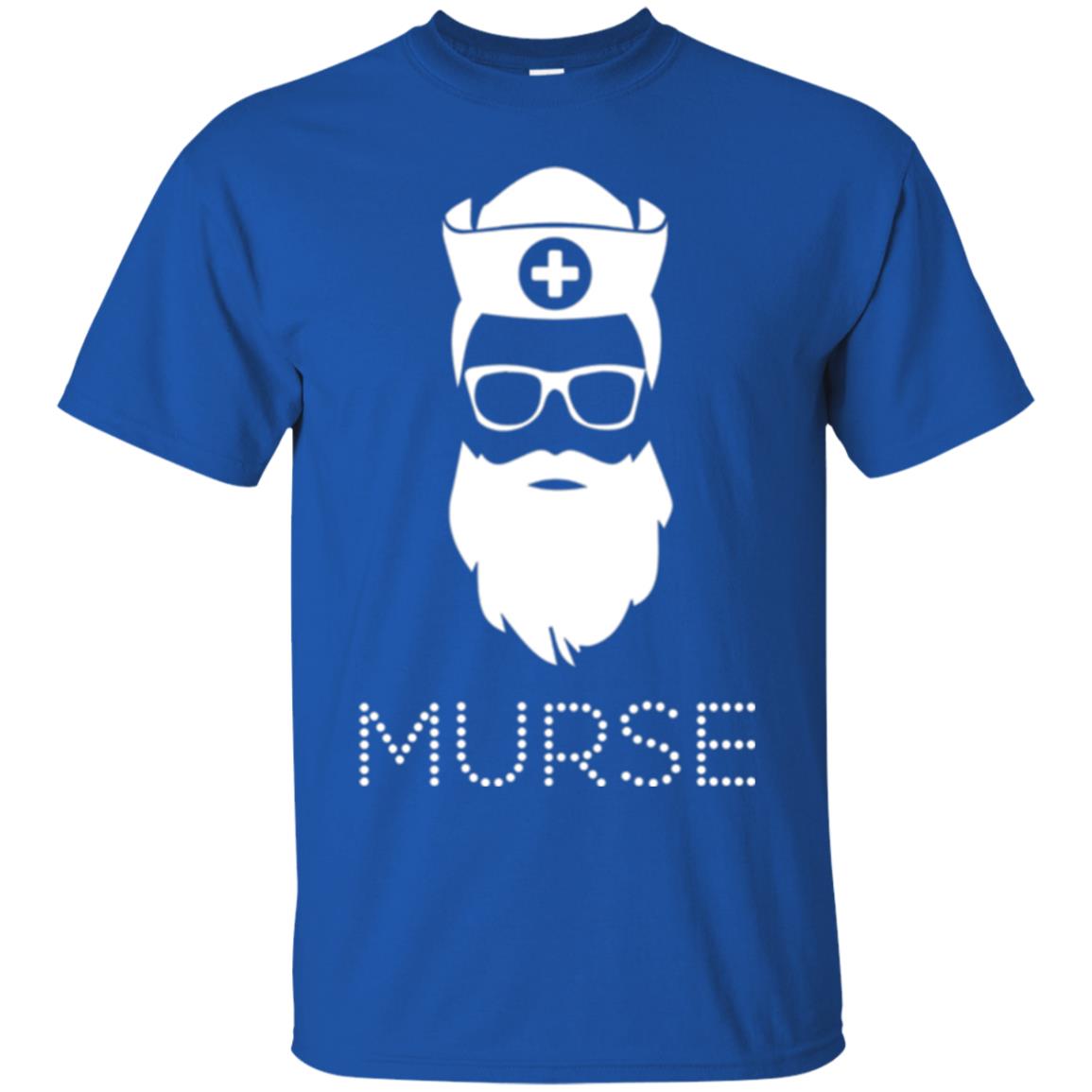 Gift For Nurse Awesome Cute Funny Murse Man T-shirt Royal