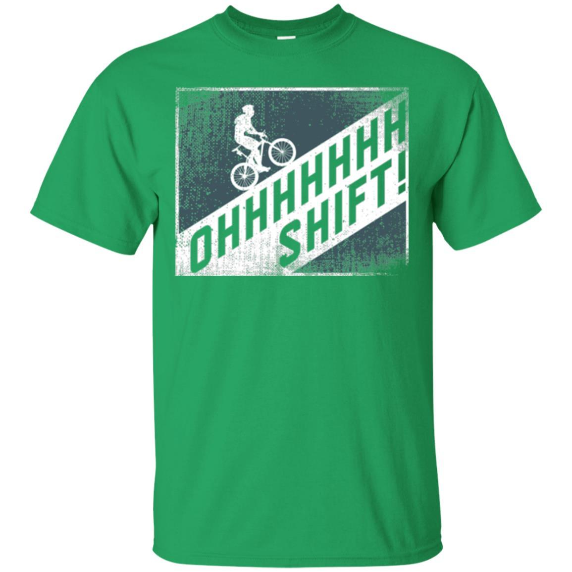 Cyclist T-shirt Oh Shift Irish Green