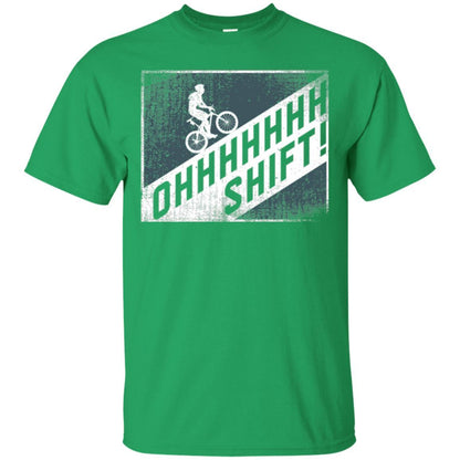Cyclist T-shirt Oh Shift Irish Green