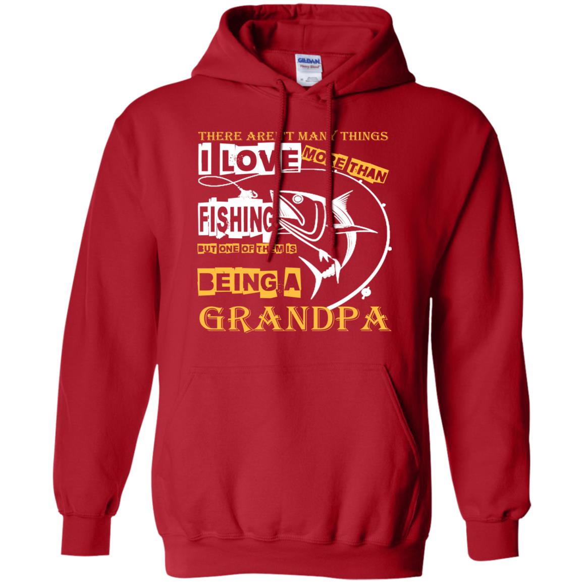 But One Of Them Is Being A Grandpa Papa T-shirt Red