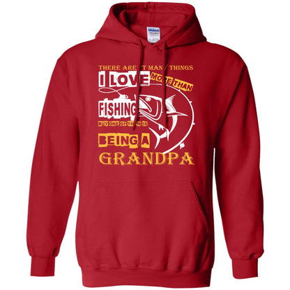 But One Of Them Is Being A Grandpa Papa T-shirt Red