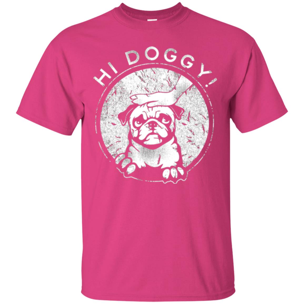 Dog Lovers T-shirt Hi Doggy Heliconia
