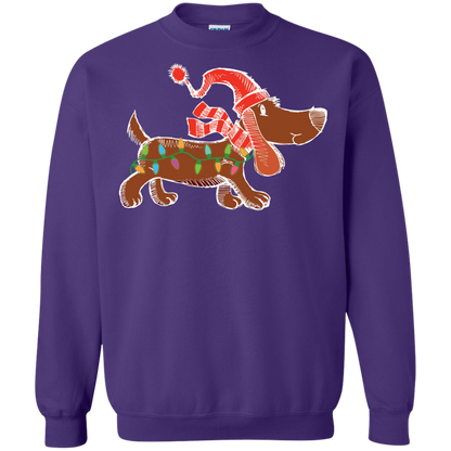 Dog Lover T-Shirt Christmas Lights Labrador Retriever Dog Lover Purple