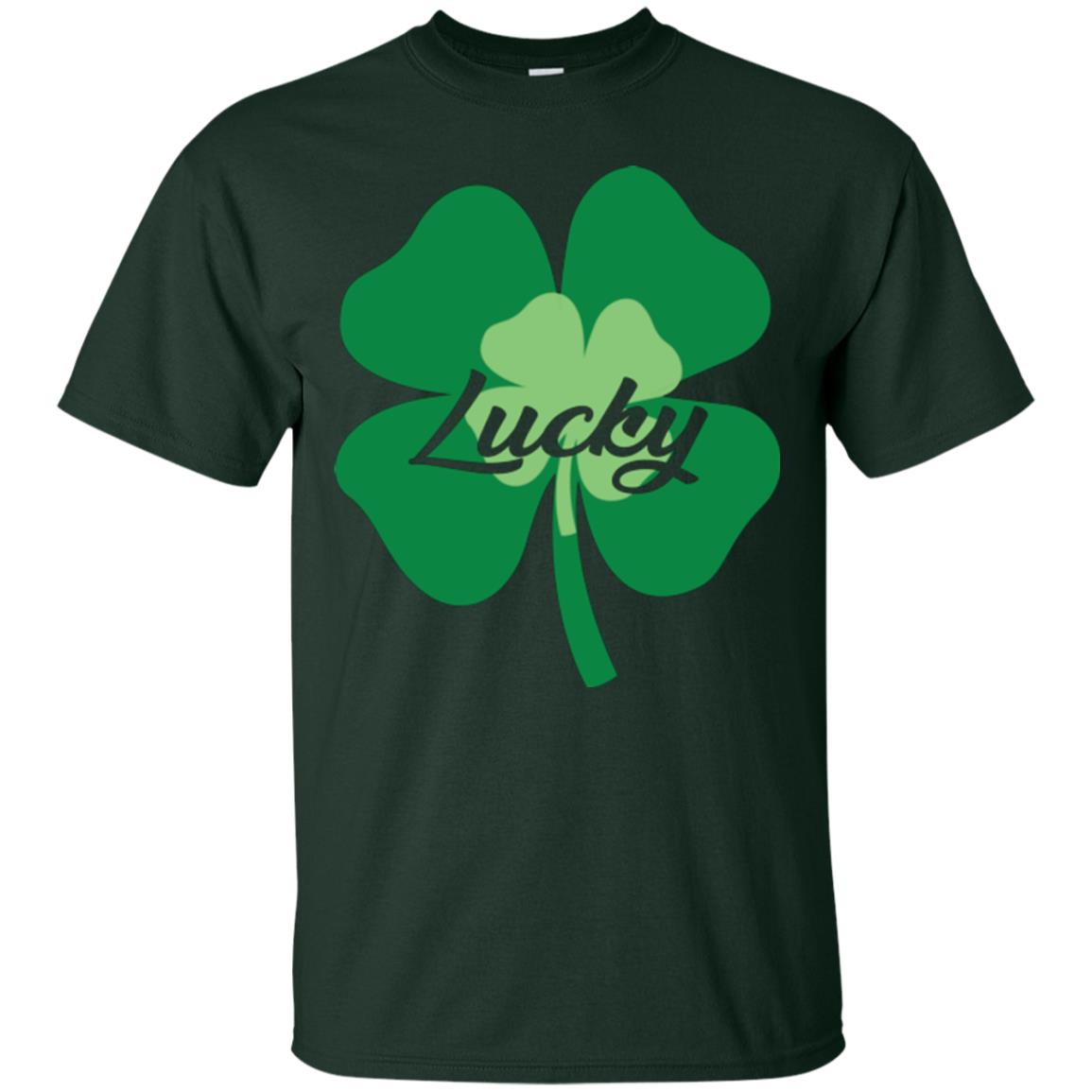 Saint Patrick's Day T-shirt Lucky Leprechaun Forest