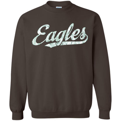 Eagles Mascot T-shirt Vintage Sports Name Dark Chocolate