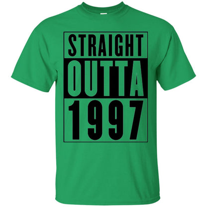 Straight Outta 1997 Cool 21st Birthday T-shirt Irish Green