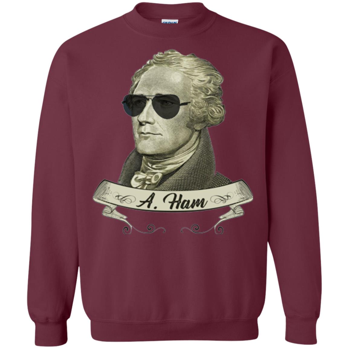 Funny Hamilton T-shirt Maroon