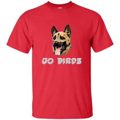 Dog Lover T-shirt Go Birds Underdog T-shirt Red