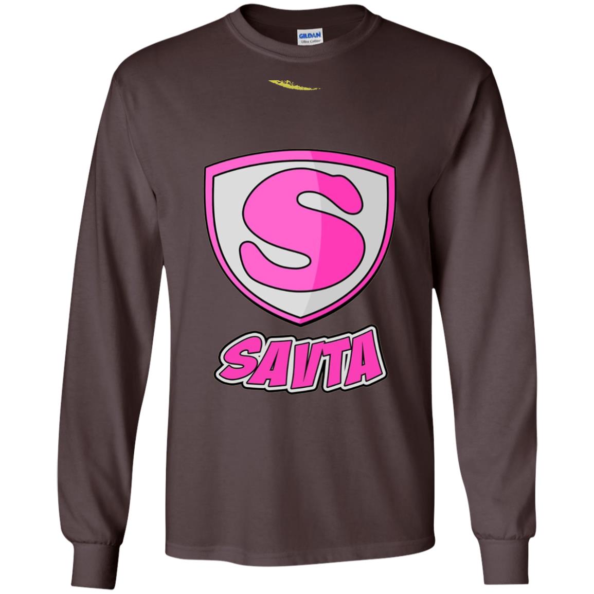 Savta Superhero Mother_s Day Super T-shirt Dark Chocolate