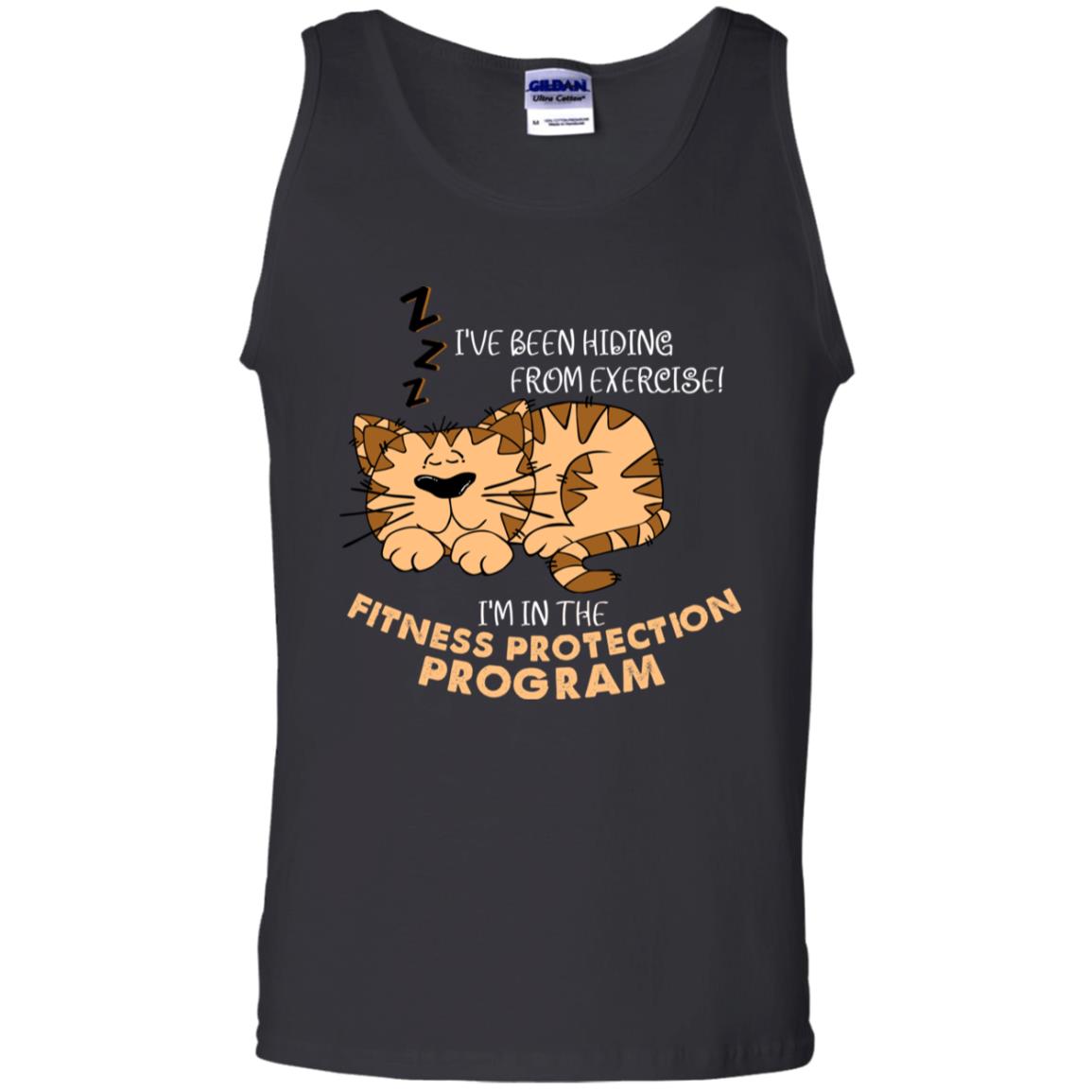 I've Been Hiding From Exercise! I'm In The Fitness Protection Program Shirt Black