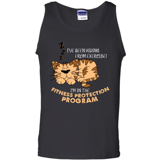 I've Been Hiding From Exercise! I'm In The Fitness Protection Program Shirt Black