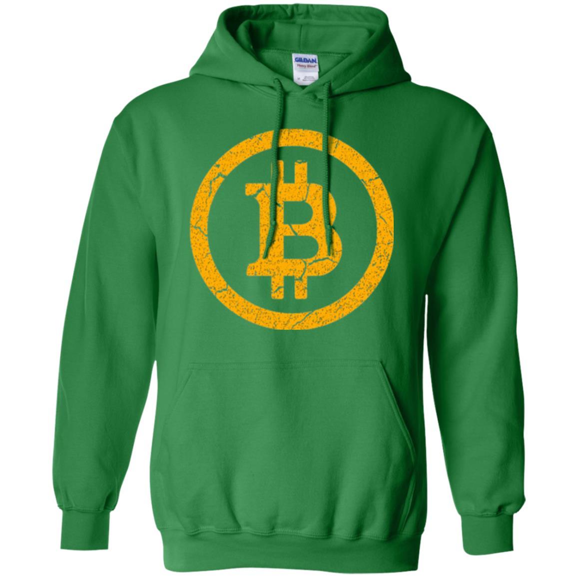 Bitcoin T-shirt Vintage Worn Distressed Look Design