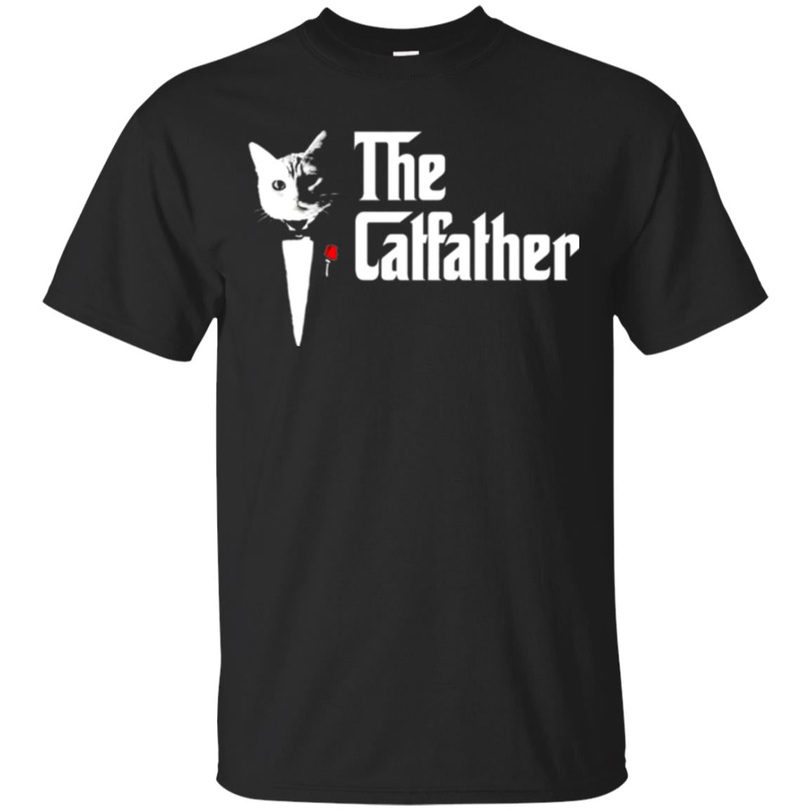 Daddy T-shirt The Catfather Black