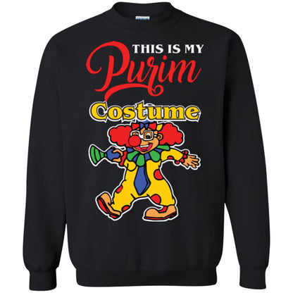 Purim Day T-shirt This Is My Purim Costume Black