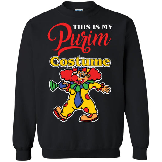 Purim Day T-shirt This Is My Purim Costume Black