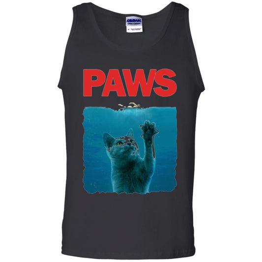 Cat Lover T-shirt Paws Kitten Meow Parody Black