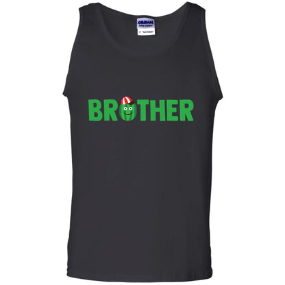 Brother Watermelon Funny Summer Melon Fruit Shirt For Brother Black