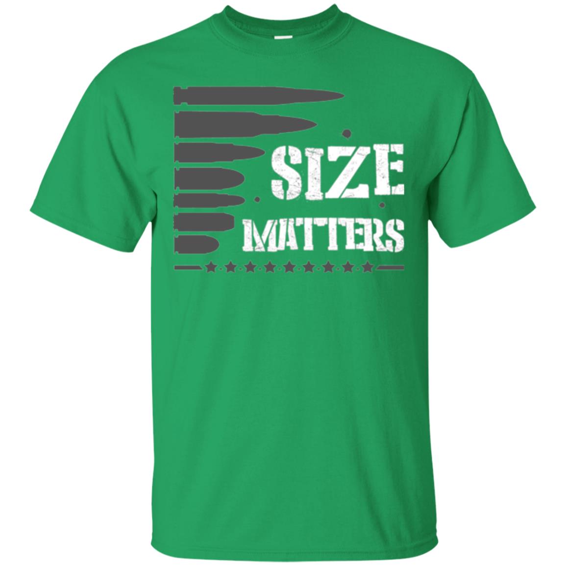Hunter T-shirt Size Matters Irish Green
