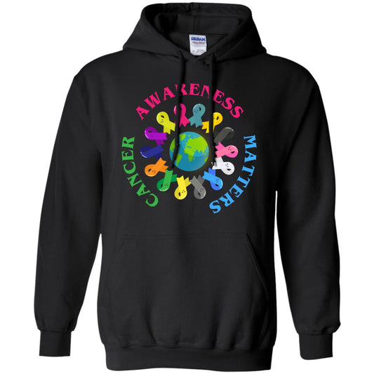 All Cancer Ribbons For All Cancer Awareness T-shirt Black