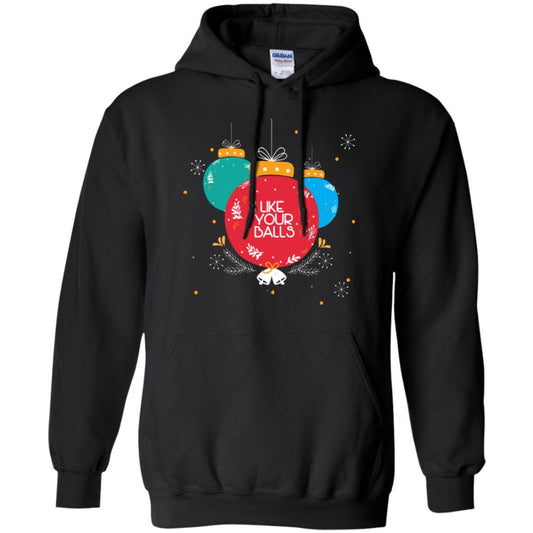Christmas T-shirt I Like Your Balls Black