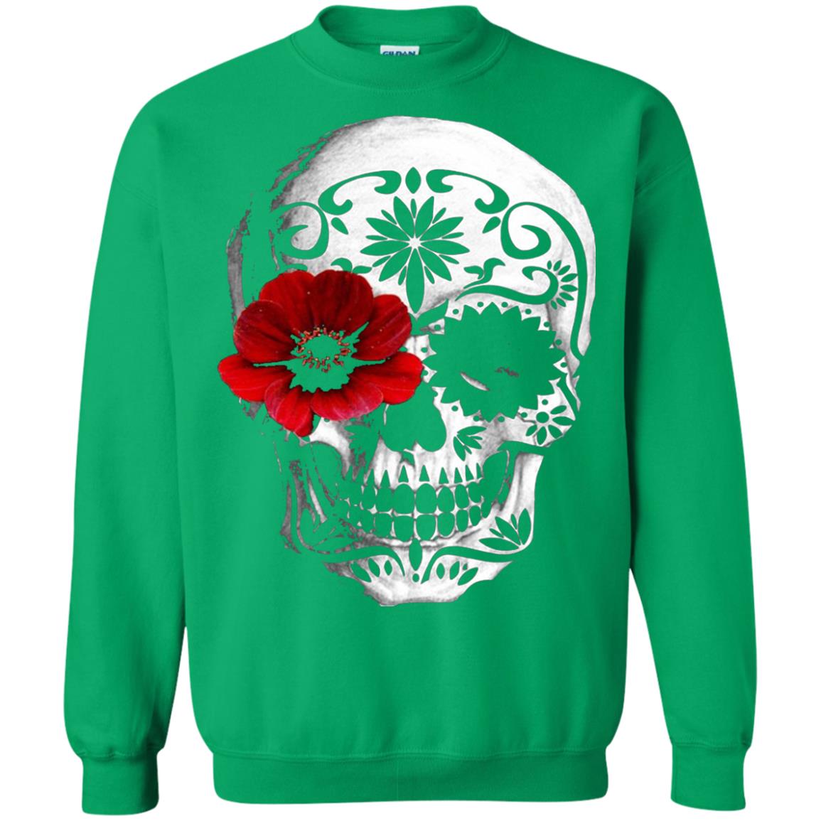 Day Of The Dead Sugar Skull Cinco De Mayo Shirt Irish Green