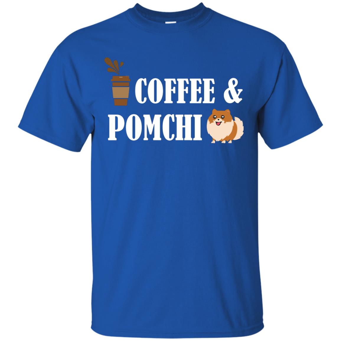 Coffee And Pomchi Lover Shirt Royal