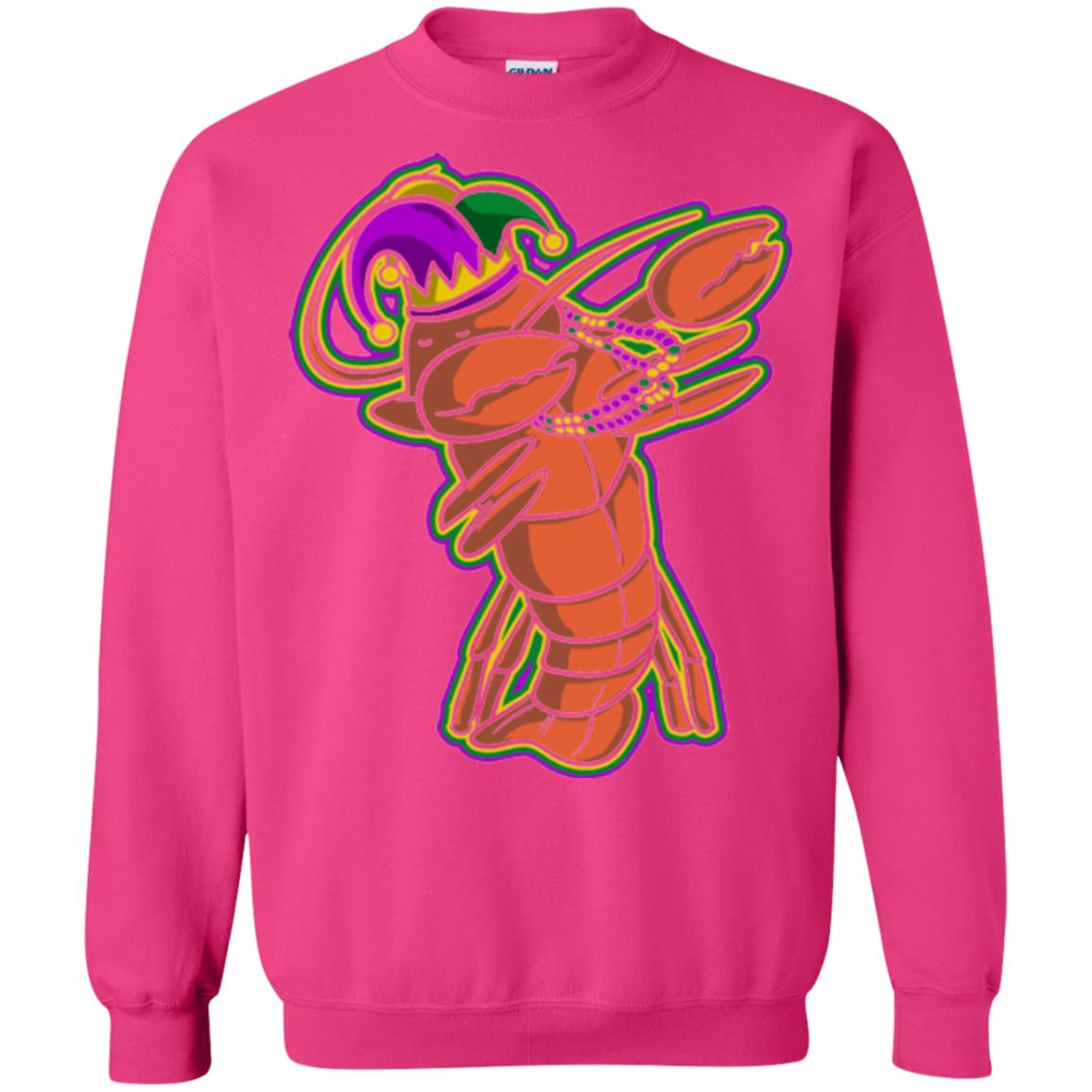 Dabbing Mardi Gras Crawfish T-shirt Mardi Gras Gift Shirt Heliconia