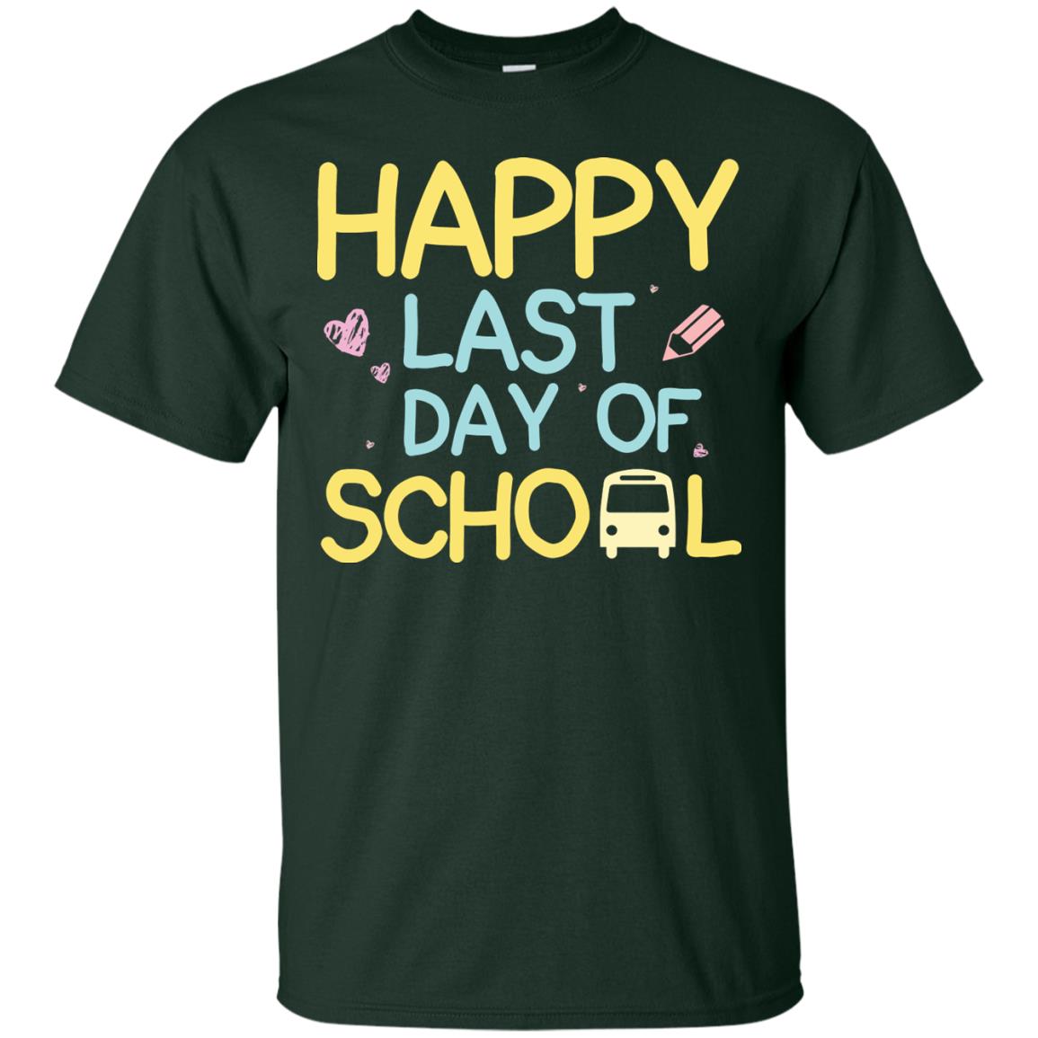 Happy Last Day Of School Graduation Shirt Forest