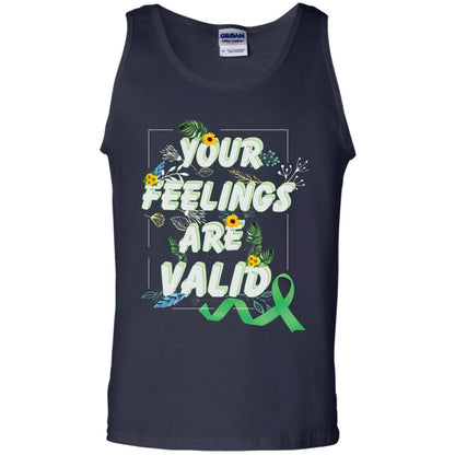 Your Feelings Are Valid Mental Health Awareness T-shirt Navy