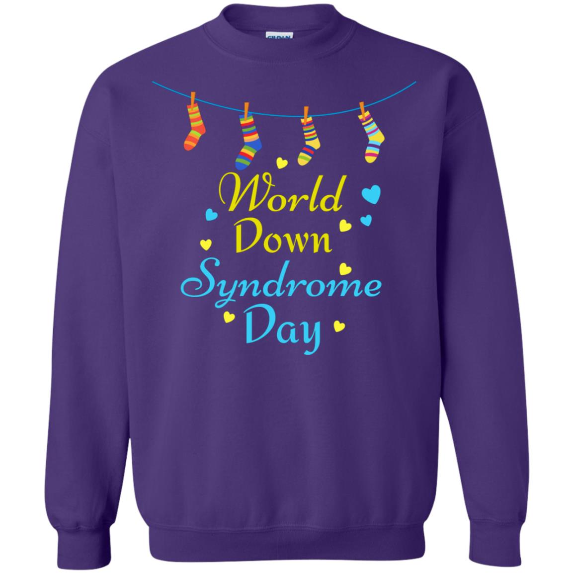 World Down Syndrome Day 21st March Gift Shirt Purple
