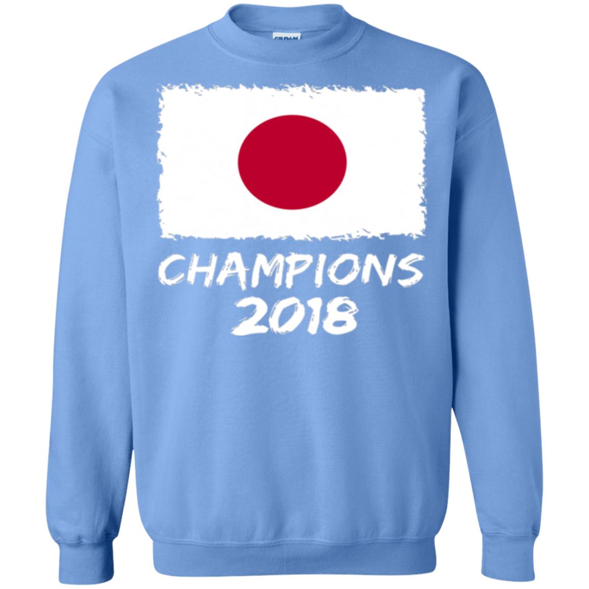 Football Lover T-shirt Japan Champions 2018 T-shirt Carolina Blue