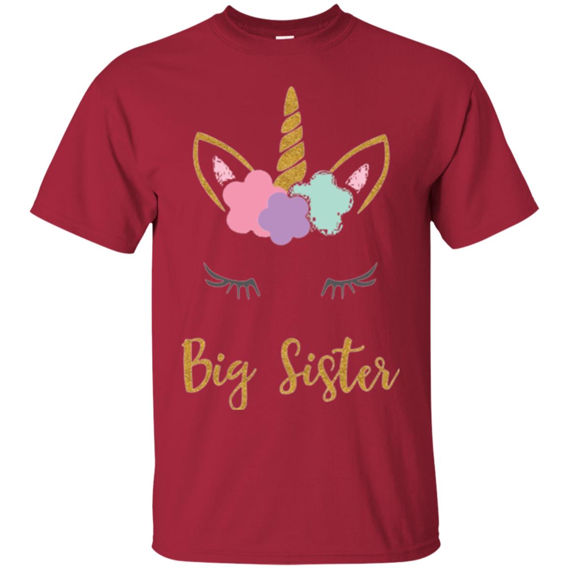 Family T-shirt Big Sister Cardinal